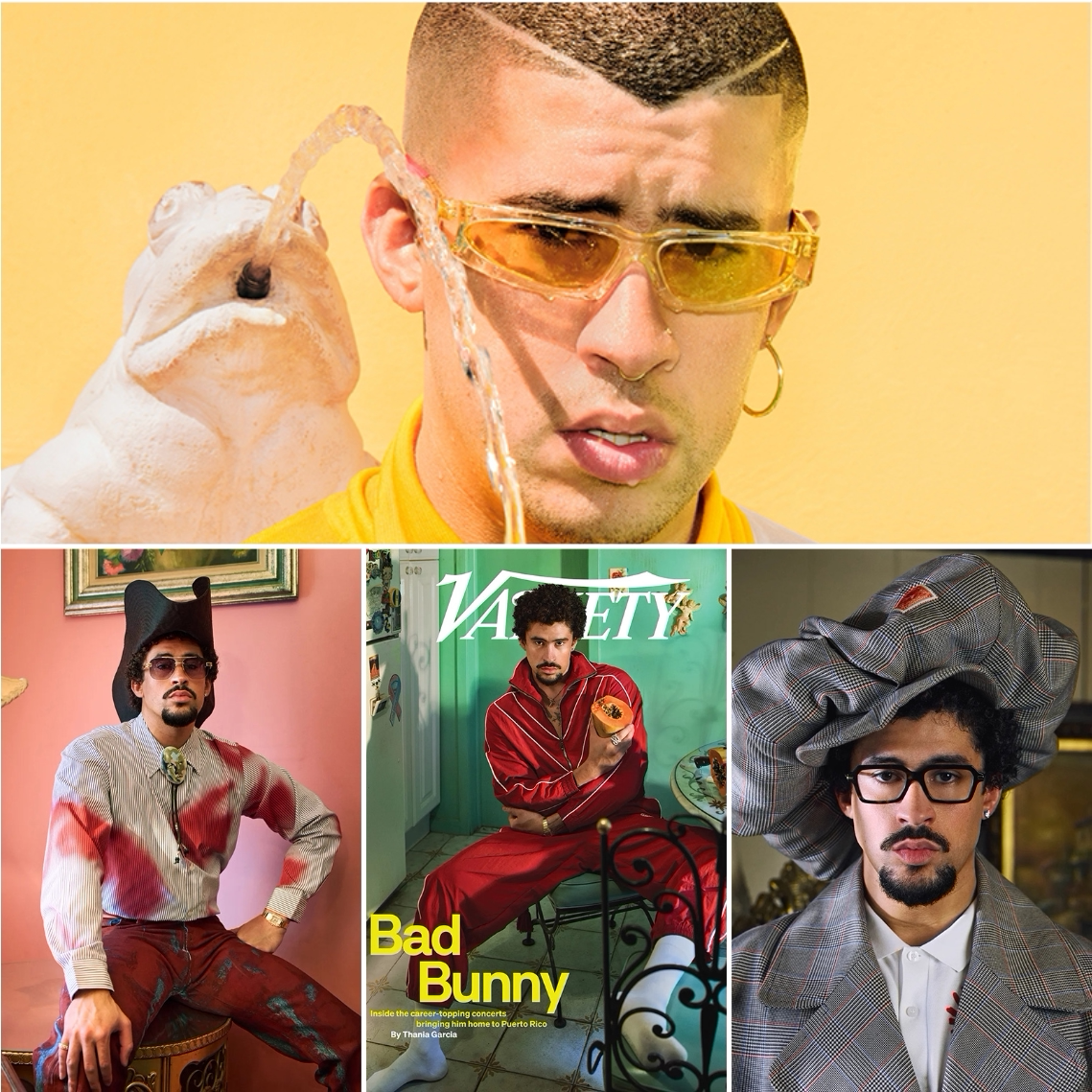 Bad Bunny海报装饰画欧美流行音乐挂画无框自粘贴画卧室宿舍墙画