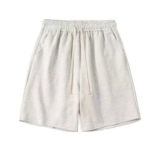 日系纯色简约休闲短裤 百搭宽松五分裤 男女款 时尚 夏季 阿叔潮牌