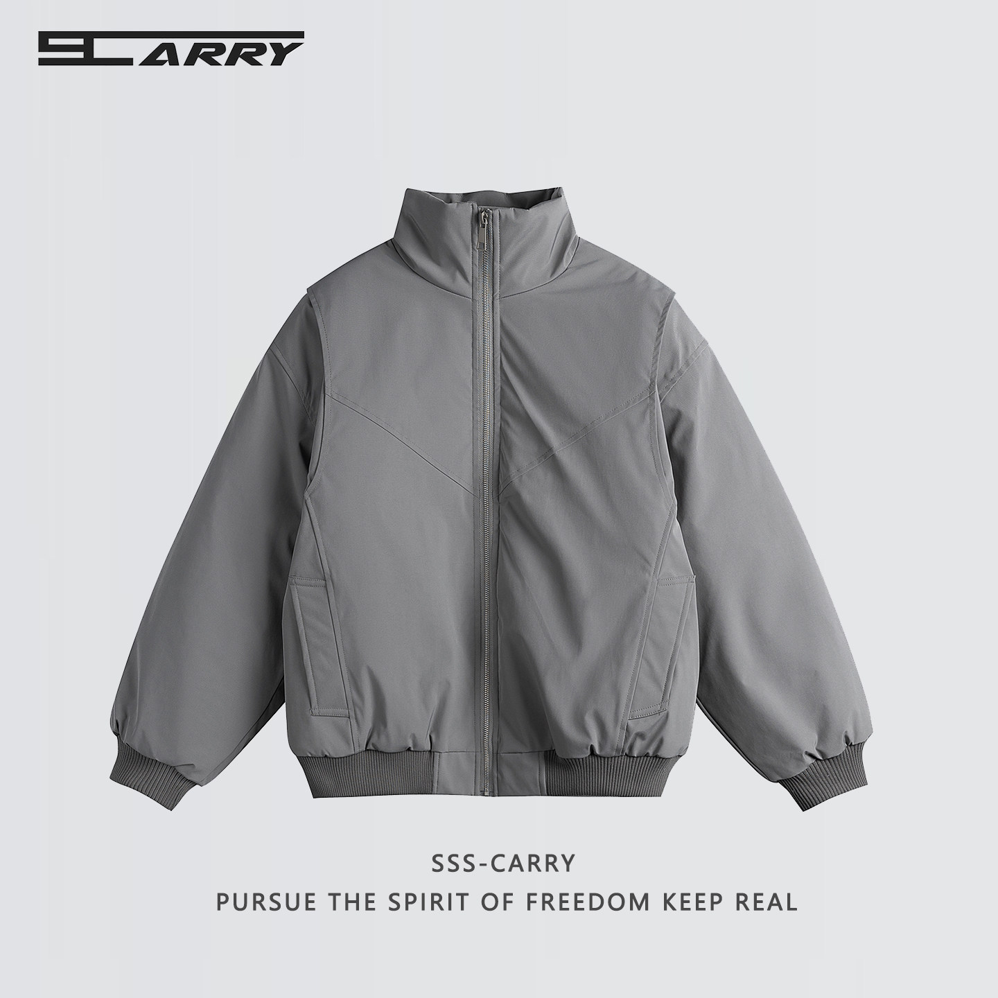 立领棉衣男冬季百搭保暖棉服外套