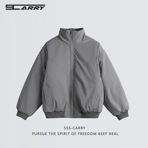 立领棉衣男冬季百搭保暖棉服外套