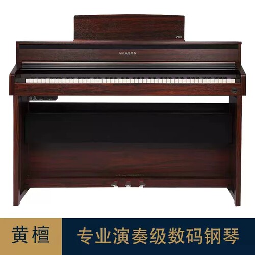 珠江艾茉森F53电钢琴进口88键重锤智能数码钢琴
