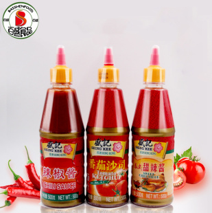 盛记尖嘴番茄沙司泰式 11挤瓶酱 甜辣酱辣椒酱关东煮手抓饼调味酱7