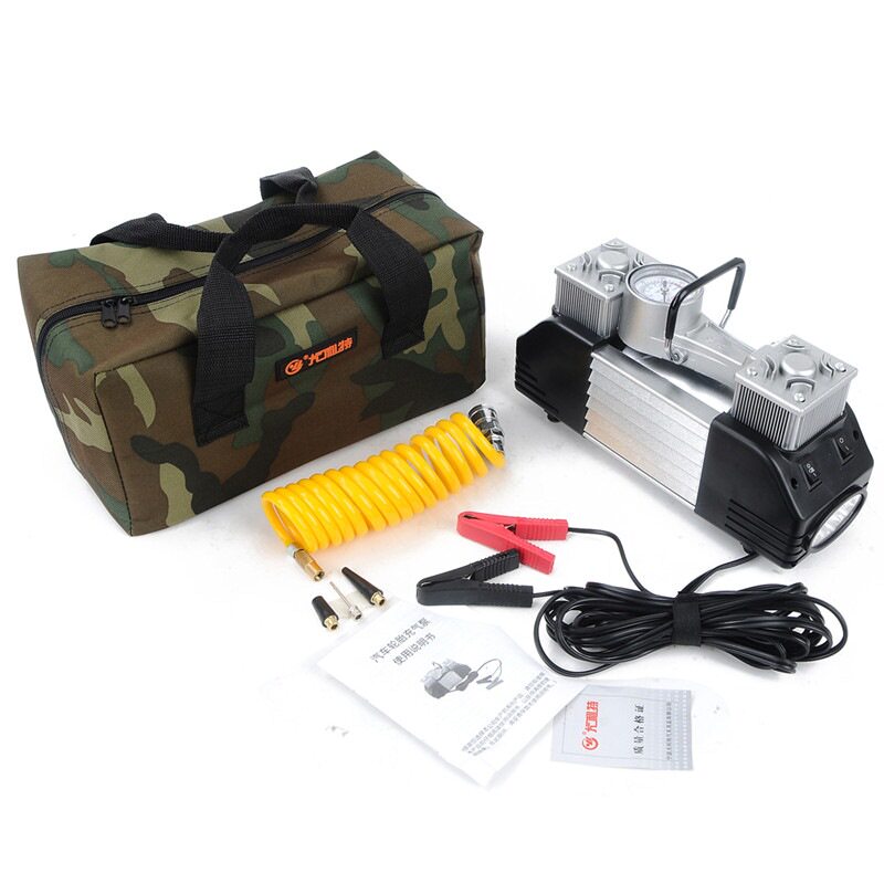 Unite vehicle Air pump Double cylinder tyre Electric 12V portable multi-function Aerated automobile blast pumpin the Car/Articles/Fitting/Refit , Car Audio/Car Electronics/Electric , Car Electronics/Electric , Car air pump  category - from Buy2taobao.com to provide professional Taobao agent buy service