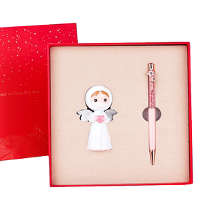 韵轩白衣天使玩偶礼盒送医护人员一线志愿者抗疫英雄医学生医师节礼物致敬逆行者企业团购礼品定制印LOGO刻字