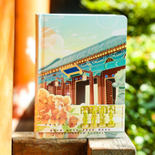 名校笔记本子加厚精装 立体文字扉页手账日记本211清华北京复旦厦门武汉浙江大学985文创礼品送大学生创意礼物