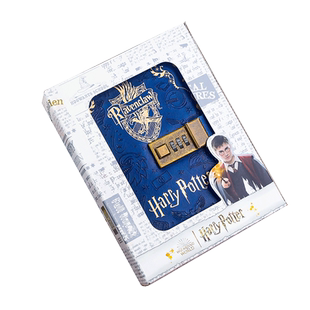 哈利波特复古欧式密码笔记本子礼盒文艺带锁日记本记事本彩页手账本套装精美实用创意生日礼物送老师同学礼品