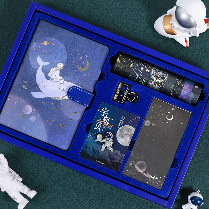 卡通小清新磁扣记事本和纸胶带diy手帐素材日记本装饰网红创意礼物