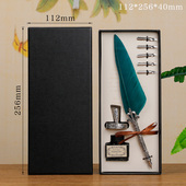 欧式 复古英伦羽毛钢笔礼盒套装 哈利波特机械蒸汽朋克蘸水笔实用礼品创意女朋友网红生日礼物学生送老师教师节