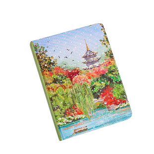 城市风景AR手账本彩页笔记本子北京故宫博物院伴手礼旅游印章本便携盖章打卡口袋本文创小礼品杭州西湖纪念品