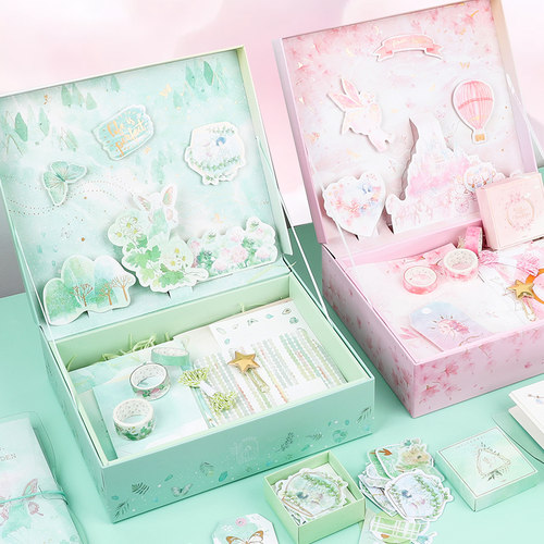 梦幻3d立体礼盒套装复古风动漫