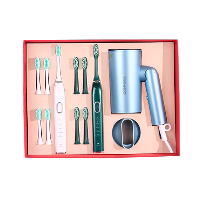 飞科康夫双牙刷情侣套装高级礼盒