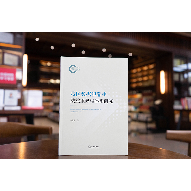 正版 我国数据犯罪的法益重释与体系研究 杨志琼著 法律出版社