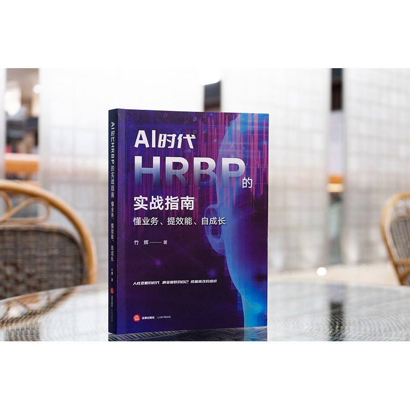 2025新书 AI时代HRBP的实战指南 懂业务 提效能 自成长 竹辉 著 法律出版社