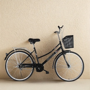 自行车成人男式女式24寸26寸复古车全轴承老人代步通用车单车轻便