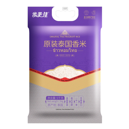 米美佳泰国香米885条码原装进口南方籼米煮粥手抓饭炒饭大米5KG