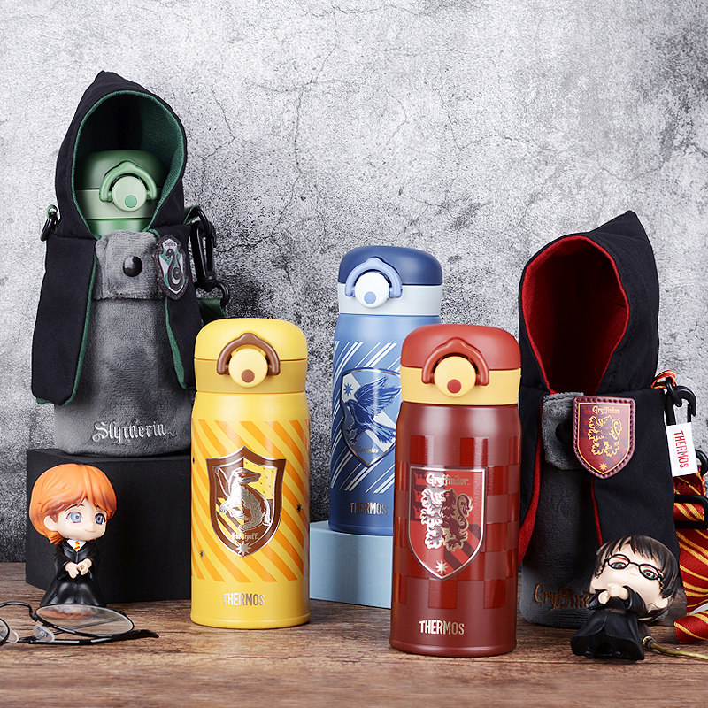 哈利波特联名膳魔师儿童保温杯男孩2024新品大容量水壶宝宝带吸管