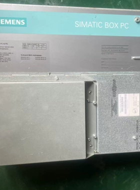 西门子SIMATIC BOX PC 627B工控机，型号6E ~议价