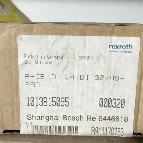 Rexroth力士乐R-IB IL 24 DI 32/HD- ~议价