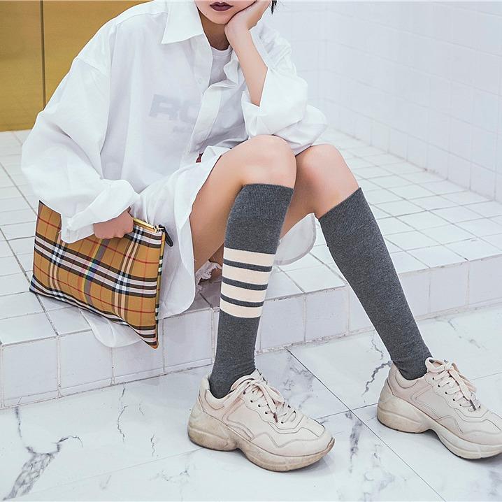 JK女孩运动袜潮酷风格士滑