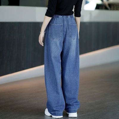 宽松牛仔裤阔腿205春秋季
