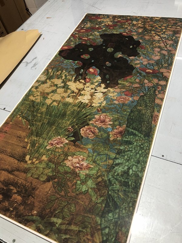 北宋无框单幅花卉复古怀旧 赵昌 岁朝图轴 绢本 高清微喷复制画,家居饰品,国画,淘宝优惠券,粉丝福利购,淘宝优惠卷