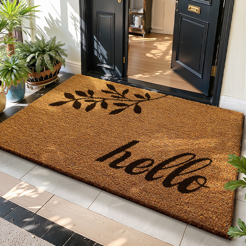 大江地垫入户门垫进门门口客厅防滑玄关地毯天然椰棕家用门外脚垫,居家布艺,入户地垫,淘宝优惠券,粉丝福利购,淘宝优惠卷