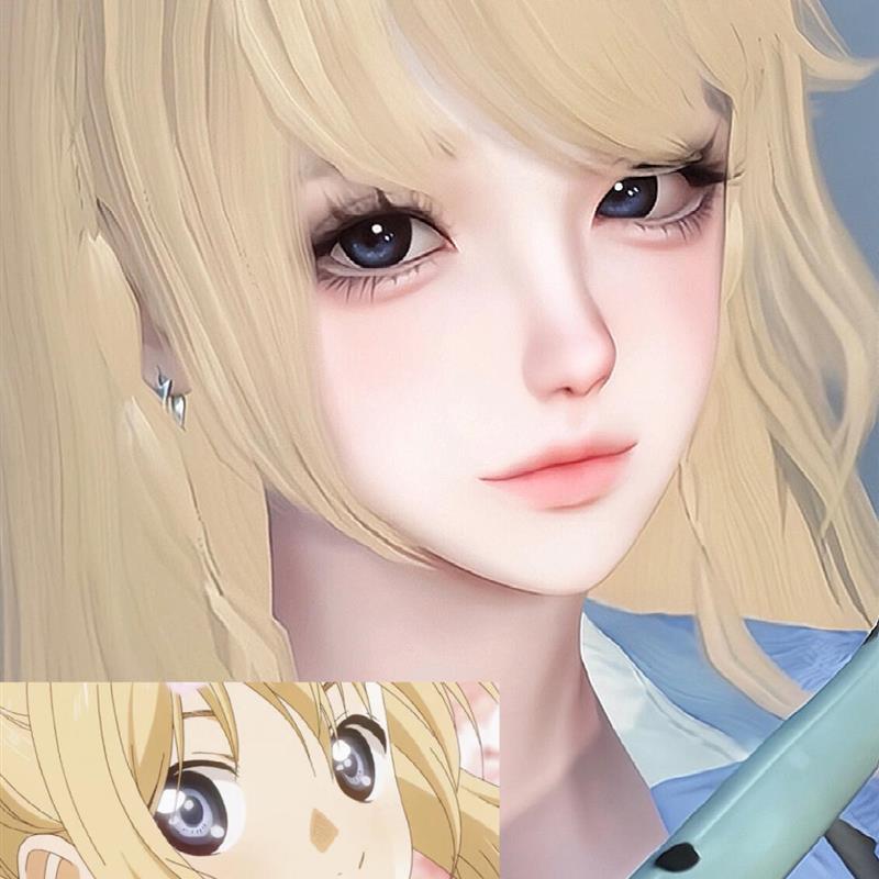 宫园熏仿捏 口吃猫 逆水寒手游捏脸全职业女通用