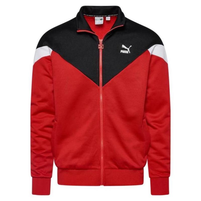 puma/彪马男运动夹克拼色logo舒适拉链修身休闲正品329149