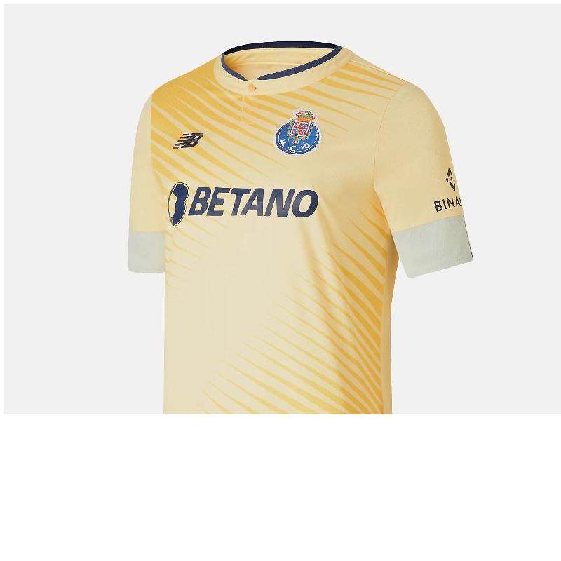 NEW BALANCE NB男女款短袖球衣波尔图客场速干正品MT230067