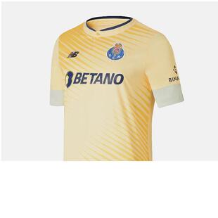 NEW BALANCE NB男女款短袖球衣波尔图客场速干正品MT230067
