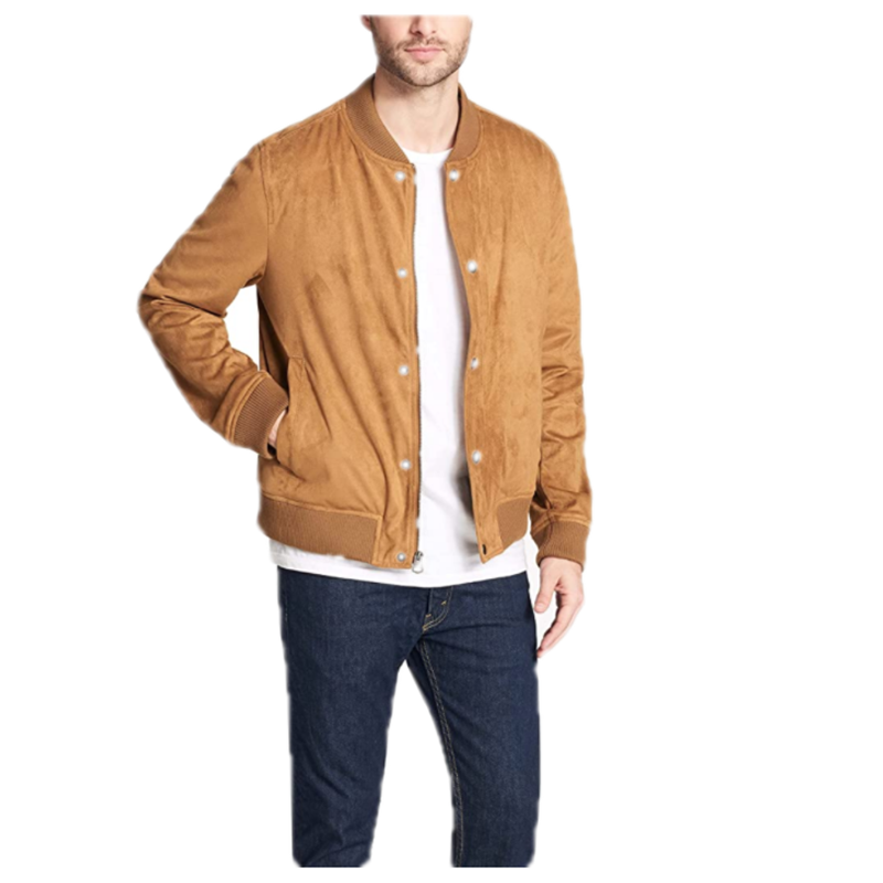 Levi's李维斯男夹克外套棒球衫仿鹿皮机车秋冬休闲潮正品9648630