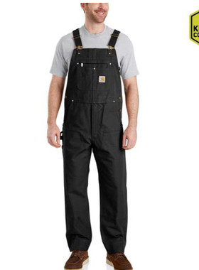 carhartt卡哈特休闲裤工装背带裤调节纯棉帆布美国正品3040046