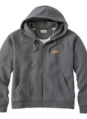 L.L.BEAN宾恩男士卫衣外套全拉链连帽运动衫休闲运动户外TA521755