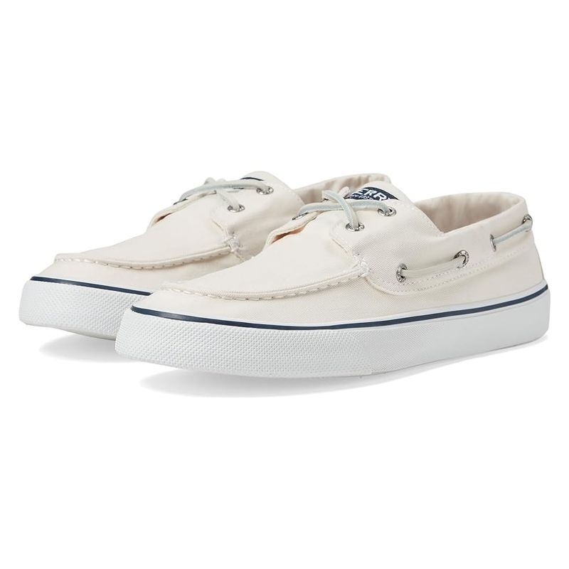 Sperry帆布鞋男鞋乐福鞋帆船鞋休闲鞋春秋季板鞋系带透气美国直邮