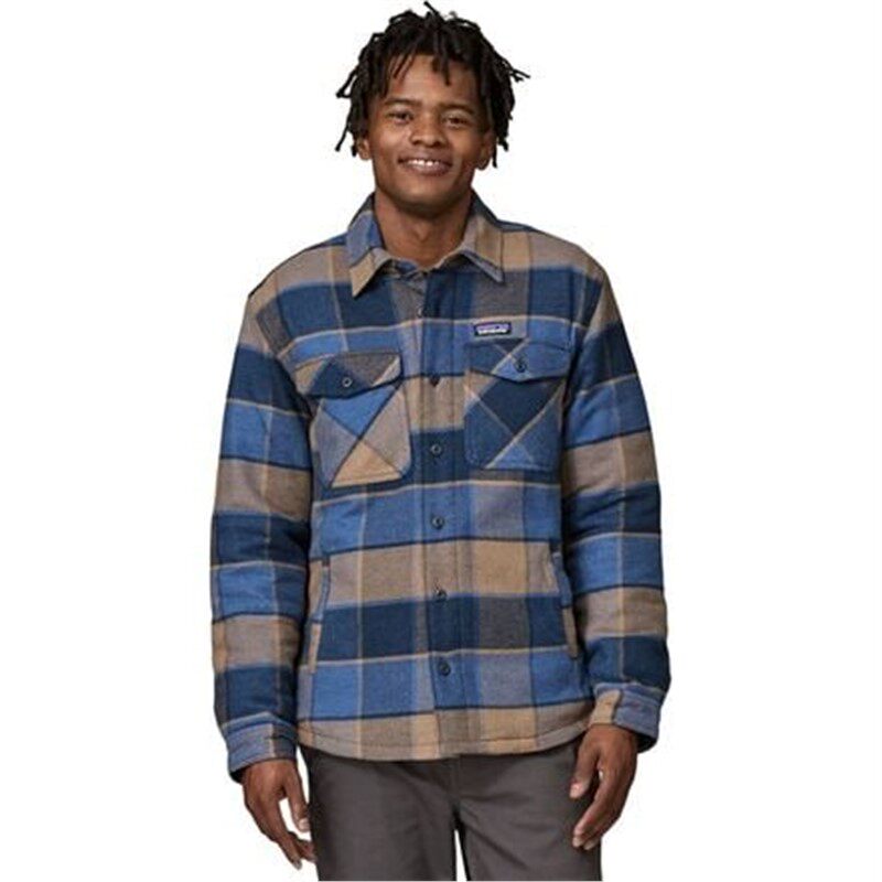 PATAGONIA/巴塔哥尼亚男法兰绒长袖衬衫格子商务休闲通勤秋冬正品