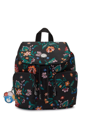 Kipling凯浦林女包双肩包金属猴子扣刺绣花卉户外休闲度假旅行