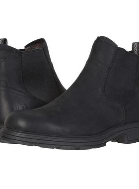 UGG男切尔西靴防水套筒皮靴短靴Biltmore黑色百搭ugg正品1103789