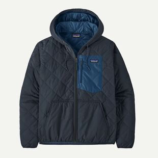 Patagonia/巴塔哥尼亚男士棉服冬季保暖夹克菱形绗缝飞行员连帽衫