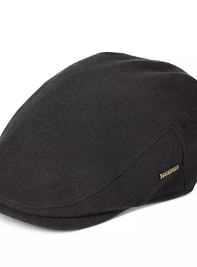 STETSON男帽子百搭鸭舌帽平顶货车帽休闲复古英伦正品10529871