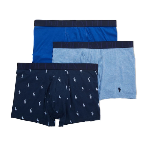 POLO RALPH LAUREN/拉夫劳伦男平角四角内裤3条装新款正品2178180