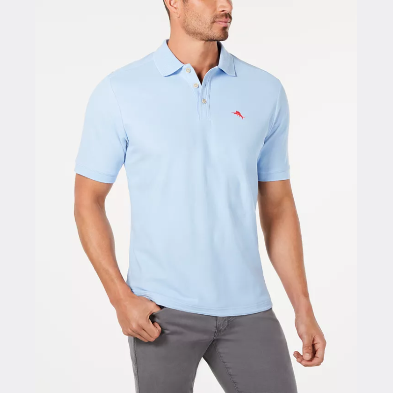 TOMMYBAHAMA短袖宽松棉质POLO衫