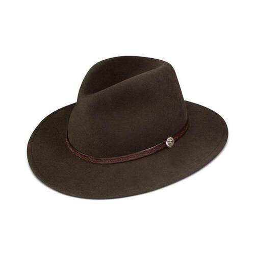 stetson男帽子毛呢绅士凹痕正品