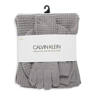 JX117926 礼物针织女冬保暖正品 Klein帽子围巾手套三件套装 Calvin