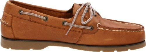 Sperry Top-Sider男帆船鞋皮鞋2扣眼Leeward真皮舒适