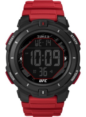 Timex/天美时腕表闹钟计时手表数字表50mm男表100米防水TW5M59800