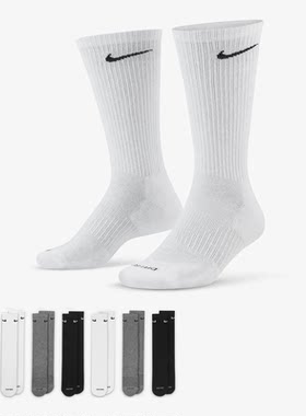 nike耐克男袜中筒夏季纯色