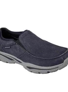 热销Skechers/斯凯奇男懒人鞋帆布套脚休闲鞋散步一脚蹬软底19432