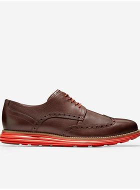 Cole Haan可汗男鞋布洛克鞋皮鞋英伦商务休闲真皮透气正品C33605