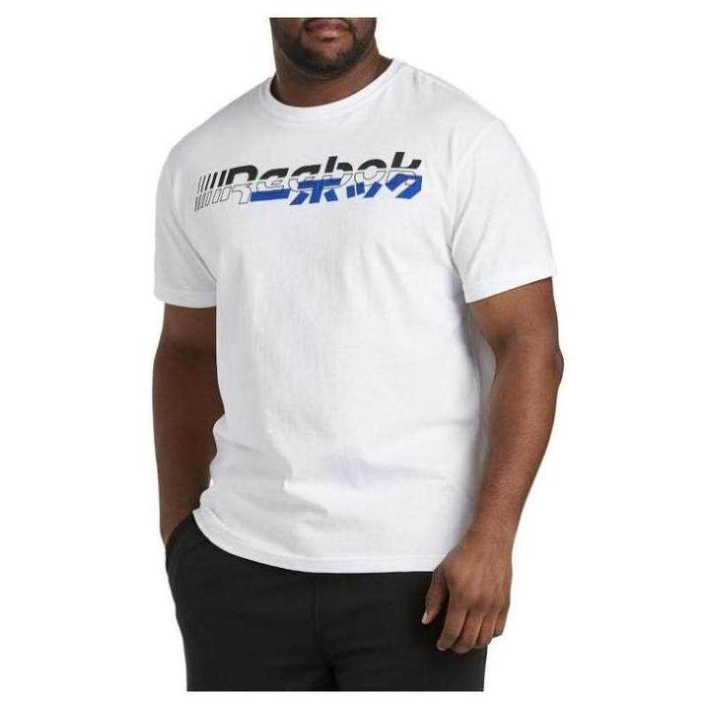 reebok男t恤圆领短袖纯棉柔软舒适夏季透气干爽跑步正品g8023