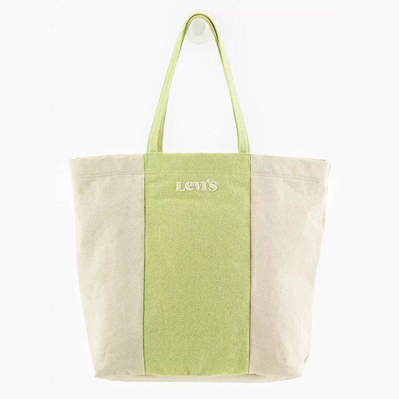 levis李维斯气质百搭撞色休闲帆布包情侣同款纯棉logo手提包新款